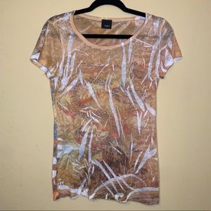 DAYTRIP - Women’s Large - Orange Short Sleeve Top